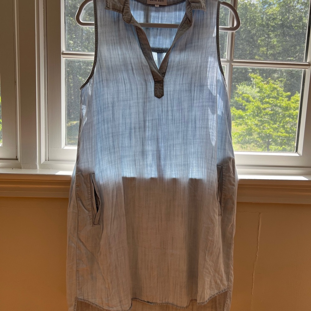 Bella Dahl Light Gray Sleeveless Dress